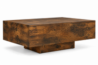 Table Basse NOMA – Effet Bois Brun Texturé