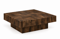 Table Basse VELORA – Effet Chêne Fumé